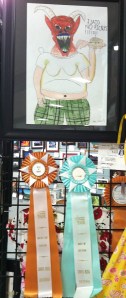 Jesse wins Best of Show for his piece, "I Said No Pickles!" 2012, Sonoma County Fair