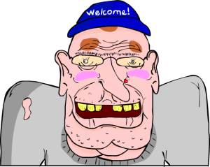 "Wal-Mart Greeter"computer animation